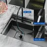 Évier cuisine encastrable composite granit noir mat… – vue 5