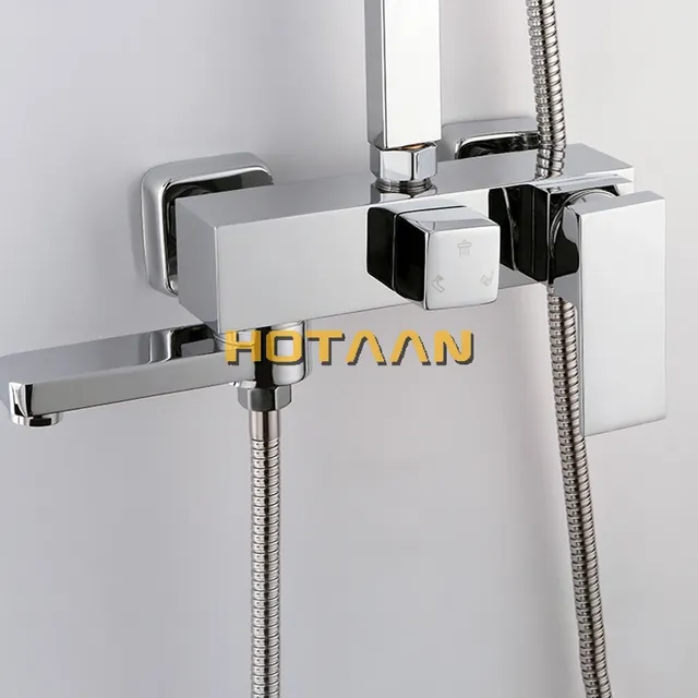 Mitigeur bain douche mural cuivre chrome noir mat… – vue 5