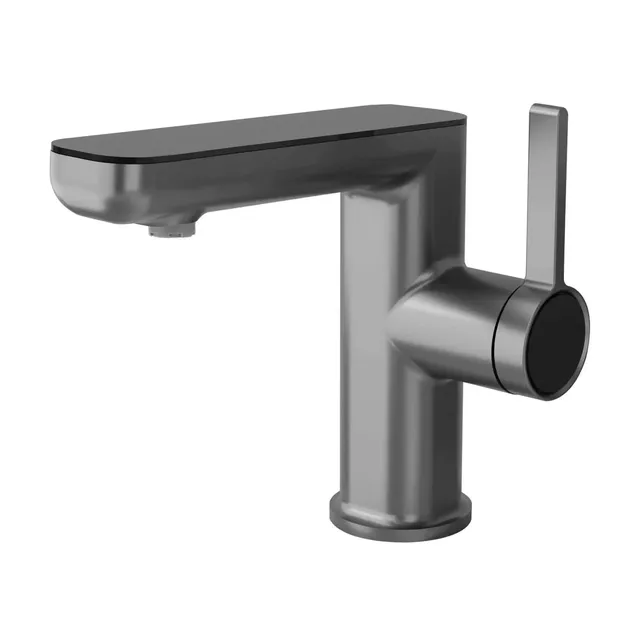 Nouveau robinet de lavabo de salle de bains vert… – vue 3