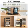 Organisateur de support de casseroles sous armoire – vue 3
