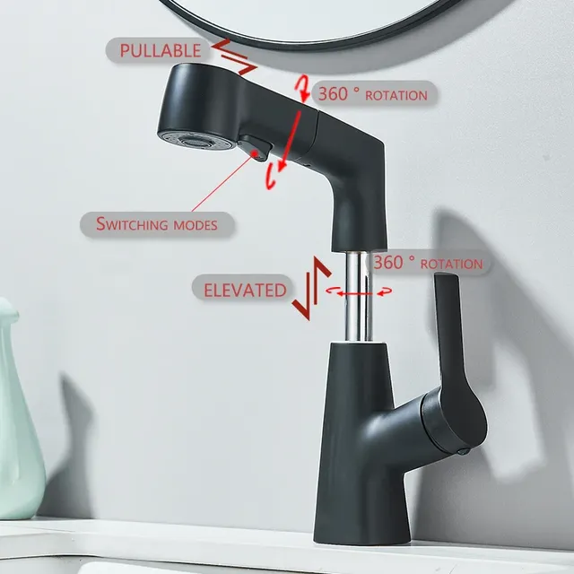 Robinet d'évier d'eau chaude et froide – vue 3