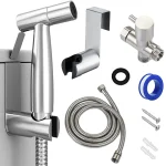 Kit de pulvérisateur de Bidet de toilette à main, robinet de Bidet à main en acier inoxydable pour salle de bains, pomme de douche autonettoyante