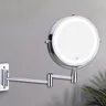 Miroir de maquillage mural grossissant 10x deux côtés – vue 2