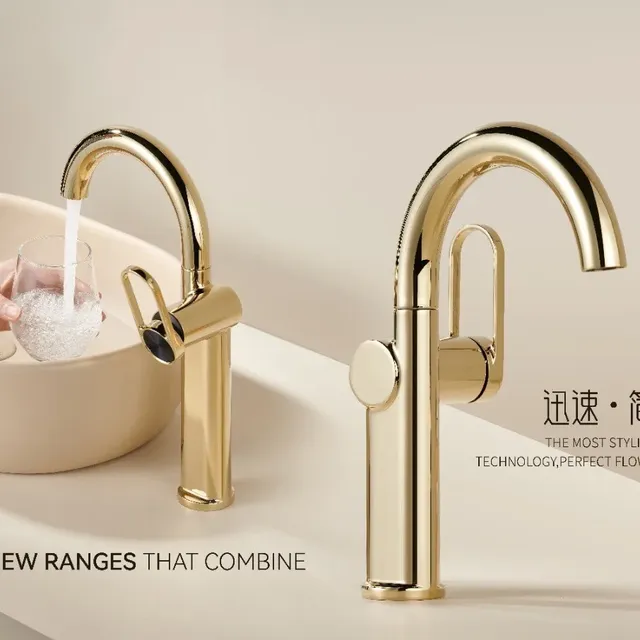 Bec pivotant grand robinet De salle De bains mélangeur… – vue 4