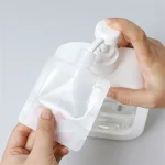 Sac distributeur de Lotion 30/100ml, pochettes réutilisables de voyage pour shampoing liquide, conteneur de stockage d’emballage cosmétique rechargeable étanche