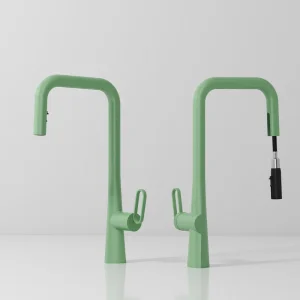 Robinet de cuisine extractible à levier unique, Rotation en laiton, brosse chaude et froide, économie d’eau dorée, mitigeur d’évier, nouvelle mode Robinet de cuisine extractible à levier unique, Rotation en laiton, brosse chaude et froide, économie d’eau dorée, mitigeur d’évier, nouvelle mode