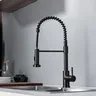 Robinet de cuisine en Nickel brossé à ressort