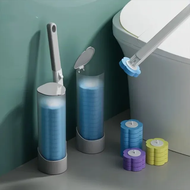 Disposable Toilet Brush Wall Mounted Long Handle Toilet… – vue 3