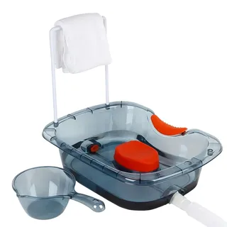 Bassin shampooing portatif ergonomique pliable appui nuque coussin…