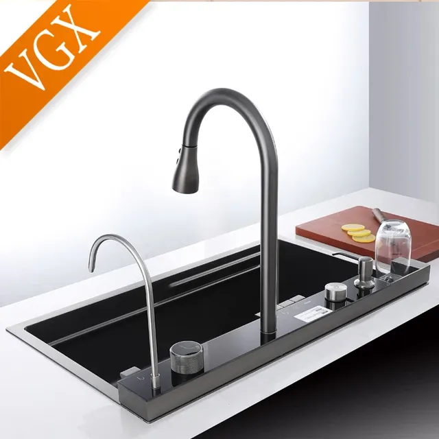 VGX évier de cuisine grand fente unique multifonction… – vue 6