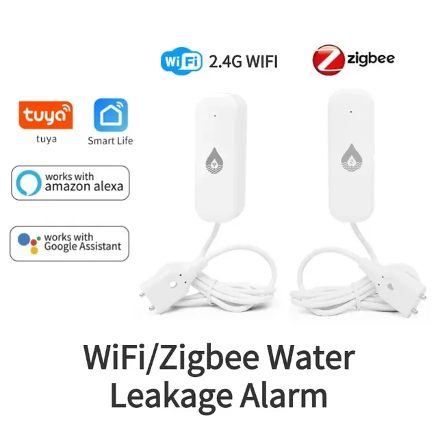 Détecteur fuite eau connecté Zigbee sans fil compatible…