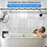 Pommeau de douche double pour couples : pomme de douche… – vue 2