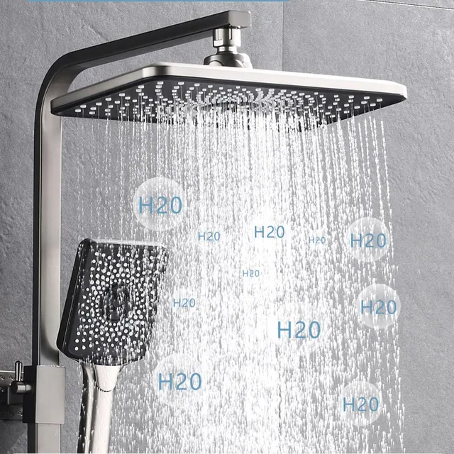Ensemble de douche de salle de bains numérique… – vue 5