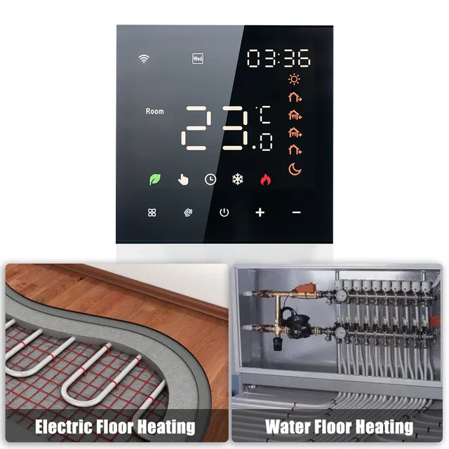 Thermostat intelligent 16A/3A – vue 2