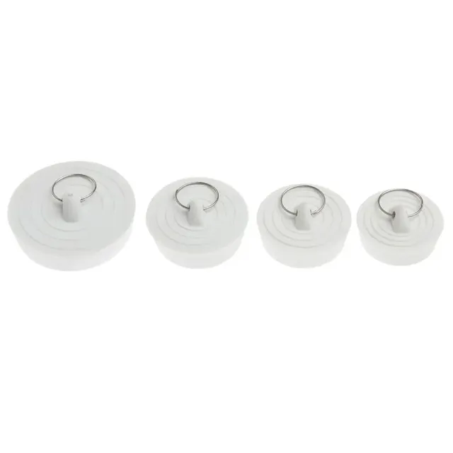 Bouchon rond anti fuite évier baignoire lavabo silicone… – vue 2
