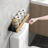 Étagère murale salle bain porte rouleau papier toilette… – vue 2