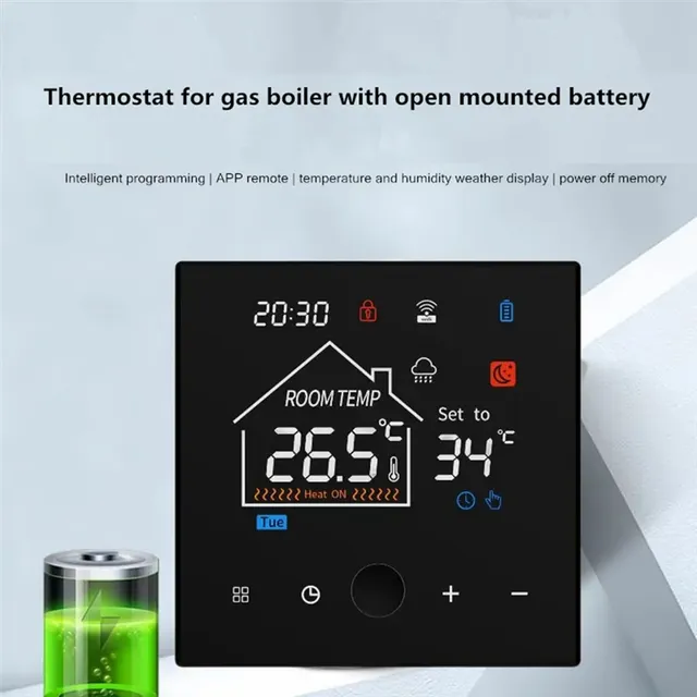 Thermostat de four mural à gaz sans fil – vue 3