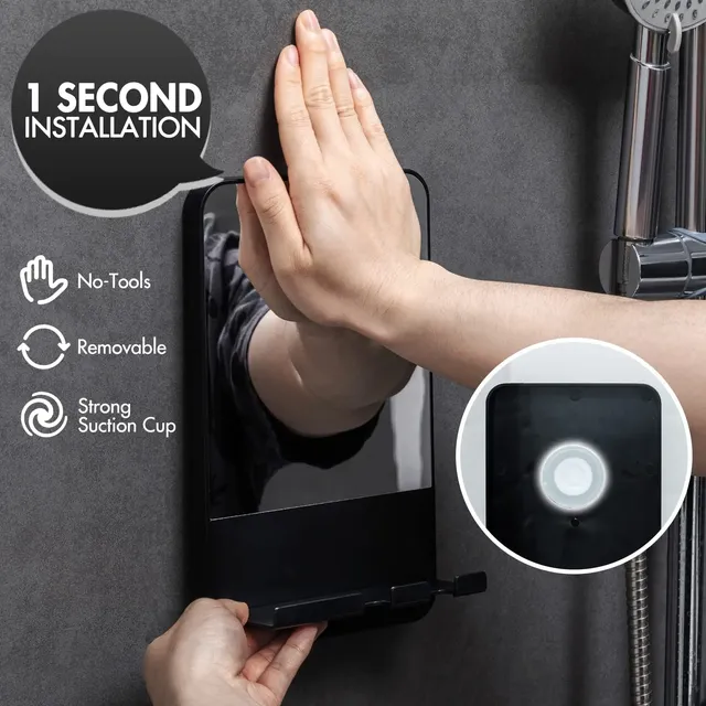 TAILI Miroir de Douche Antibuée pour Rasage avec… – vue 3