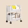 Chariot bibliothèque cuisine étagère de rangement coin… – vue 4