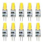 10 pièces/paquet Dimmable Mini G4 LED COB lampe 6W ampoule AC DC 12V 220V bougies remplacer 30W 40W halogène pour lustre projecteur