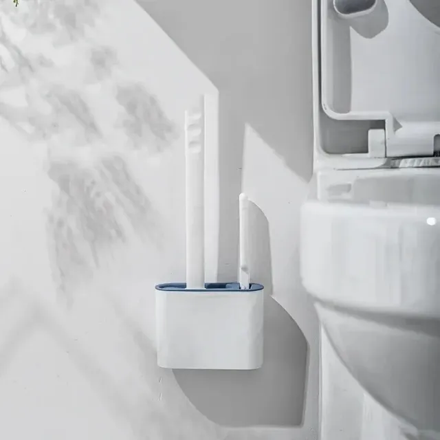 Brosse toilette silicone manche long séchage rapide… – vue 3