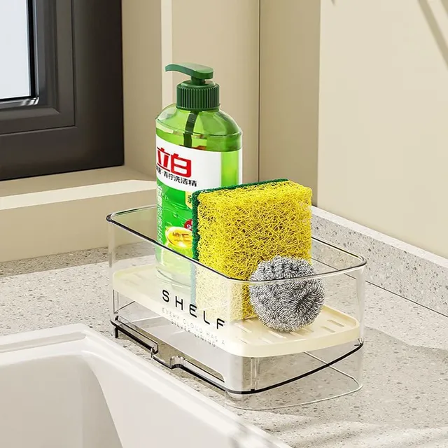 Organisateur évier cuisine égouttoir autodrainant porte… – vue 6
