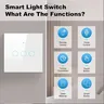 Interrupteur tactile mural Wifi intelligent – vue 2