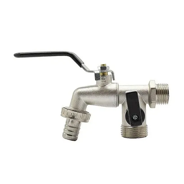 Robinet de jardin extérieur 1 entrée 2 sorties robinet… – vue 5