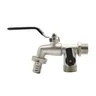Robinet de jardin extérieur 1 entrée 2 sorties robinet… – vue 5