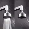 Pommeau de douche à économie d'eau pressurisé brossé en… – vue 3