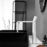 Mitigeur lavabo noir mat contemporain mono levier bec… – vue 3