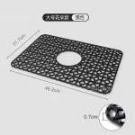 Protecteurs d&rsquo;évier pour évier de cuisine, tapis d&rsquo;évier de cuisine, protecteur d&rsquo;évier en Silicone, grille de tapis d&rsquo;évier pour fond de cuisine de ferme