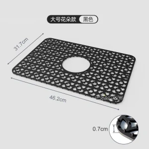 Protecteurs d&rsquo;évier pour évier de cuisine, tapis d&rsquo;évier de cuisine, protecteur d&rsquo;évier en Silicone, grille de tapis d&rsquo;évier pour fond de cuisine de ferme