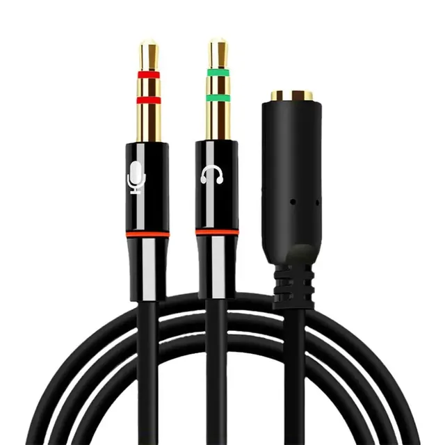 Adaptateur jack casque micro y séparateur stéréo trois…