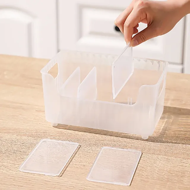 Organisateur cuisine plastique blanc compact… – vue 2