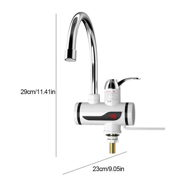 Robinet chauffe-eau électrique rotatif 3000W – vue 6