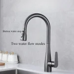 Plan de cuisine en acier inoxydable, bac à légumes coulissant, évier chaud et froid