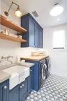 Meuble buanderie moderne rangement encastrable double… – vue 6