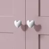 Poignée de meuble en forme de cœur pour chambre d'enfant – vue 3