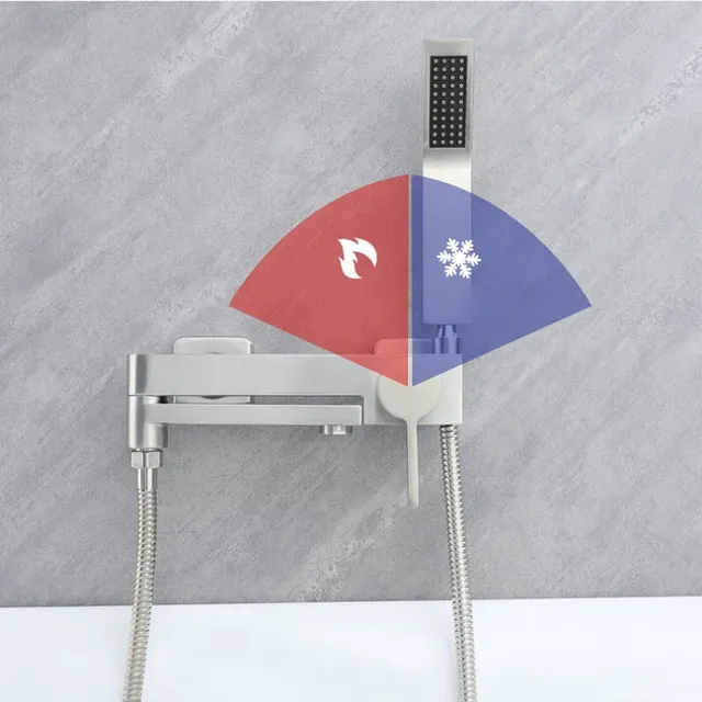 Robinet de buse de douche à triple assujet – vue 5
