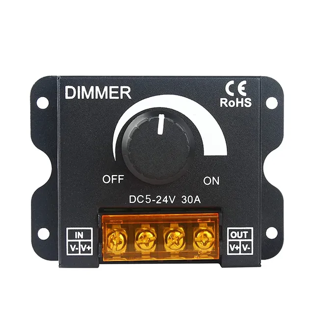 DC 12V 24V 30A 360W LED variateur 12 24 V Volt 30A 360W… – vue 2