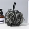 Lot trois poufs douche filet éponges bain exfoliantes… – vue 4