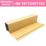 Panneau ondulé en métal décoratif 3D, grain de bois, panneau Great Wall, panneau mural en aluminium, personnalisation