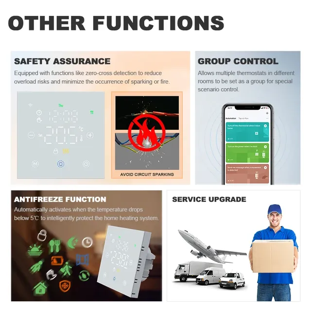 ThermoandreTuya Smart WiFi pour l'eau et le chauffage au… – vue 6
