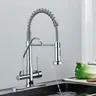 Robinet de cuisine moderne chromé – vue 3