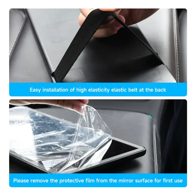Miroir de maquillage LED HD pour voiture – vue 4