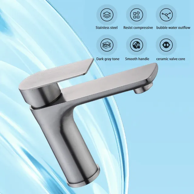 Baokemo Robinet mitigeur chaud-froid pour lavabo de… – vue 6