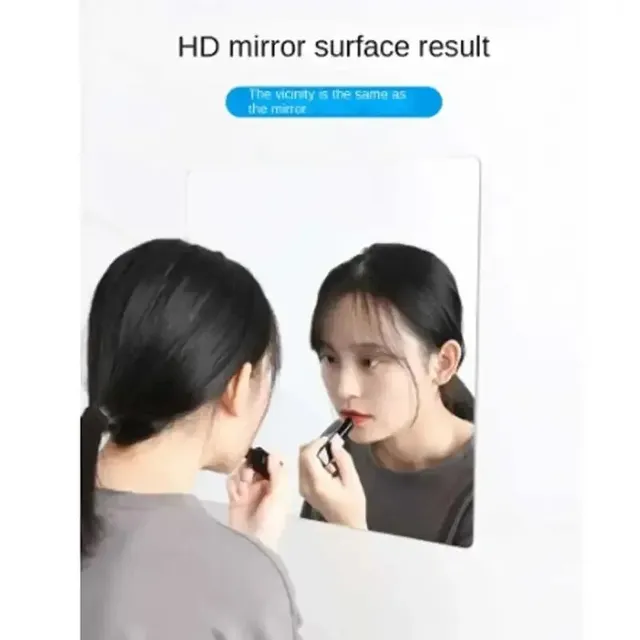 Autocollant mural miroir acrylique pour salle de bain – vue 4