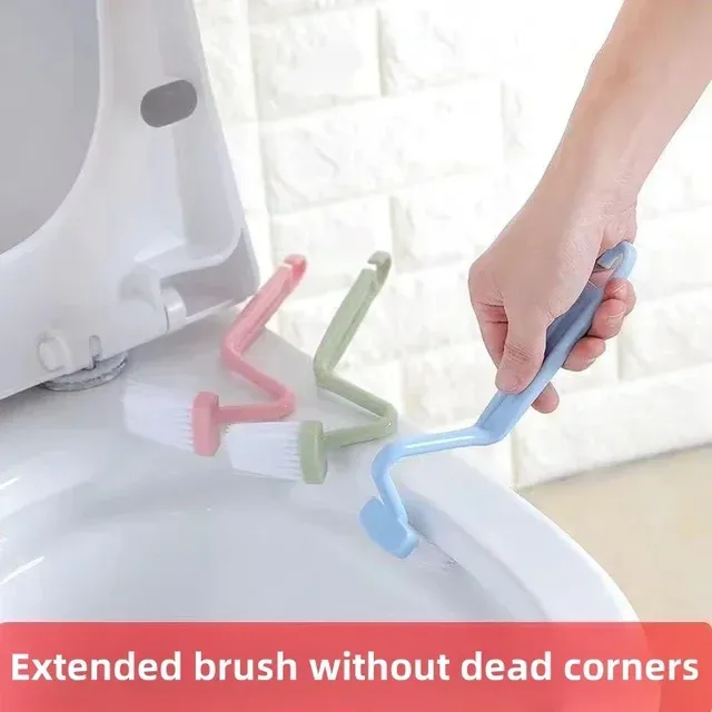 Brosse de toilette Portable en forme de S – vue 4