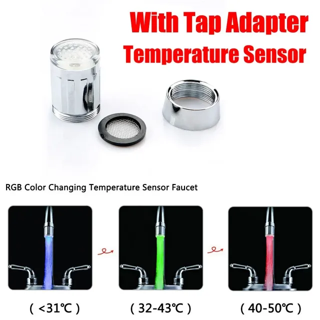 Robinet d'eau lumineux LED – vue 4